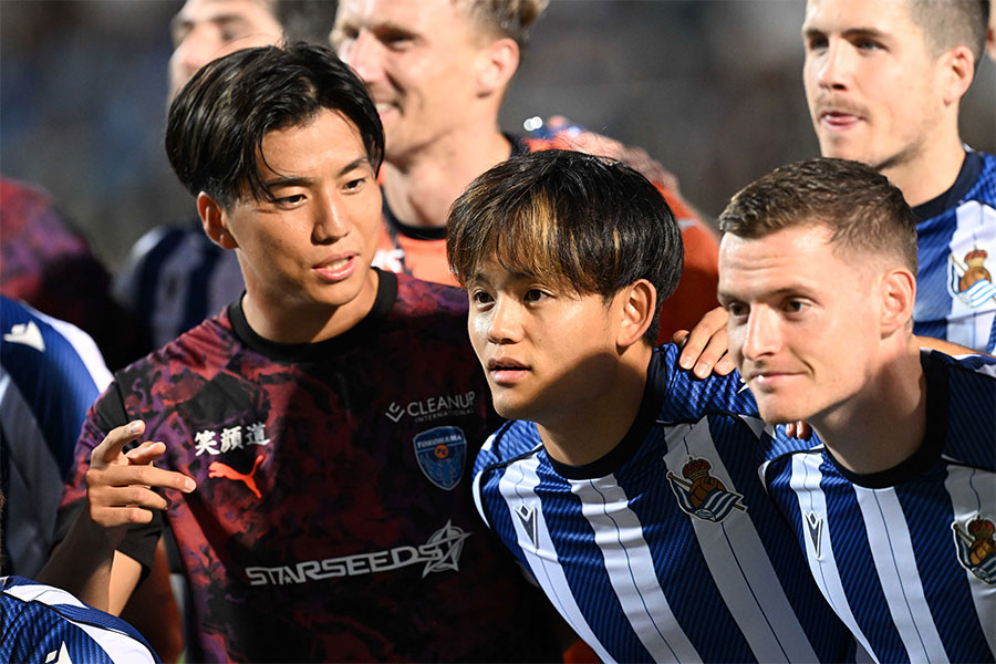 山田康太が久保建英から受けた刺激について話した【写真:徳原隆元】