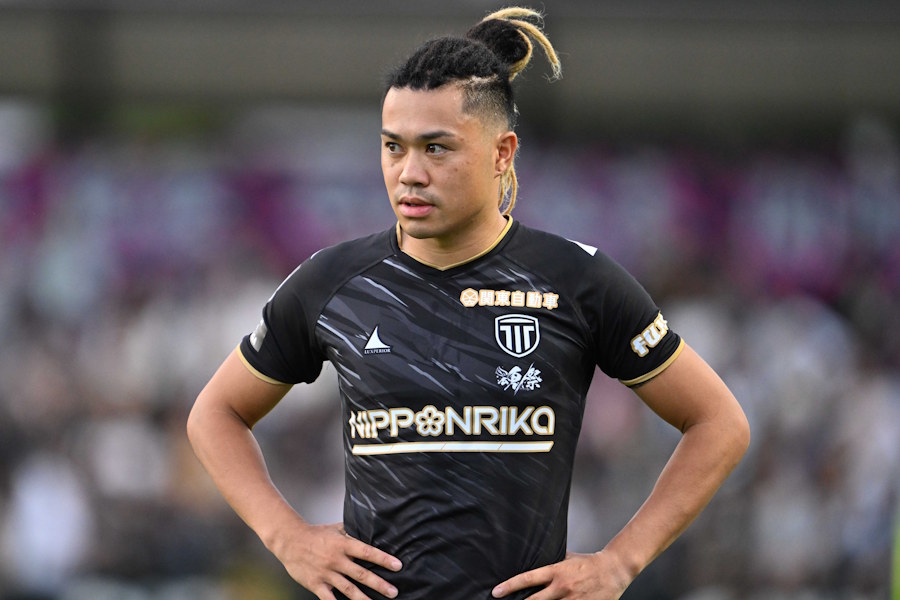 栃木シティの田中パウロ淳一【写真：徳原隆元】