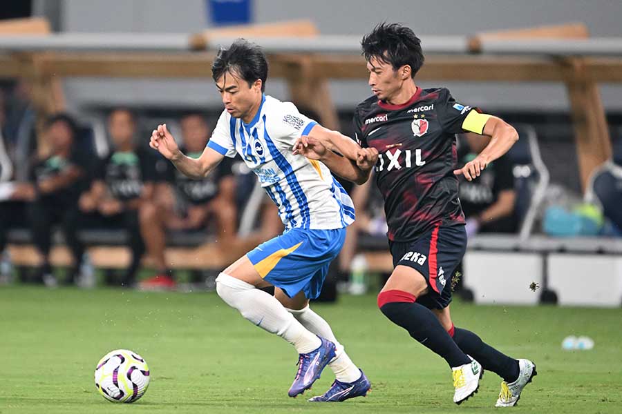 三笘薫は鹿島戦でプレー【写真:徳原隆元】