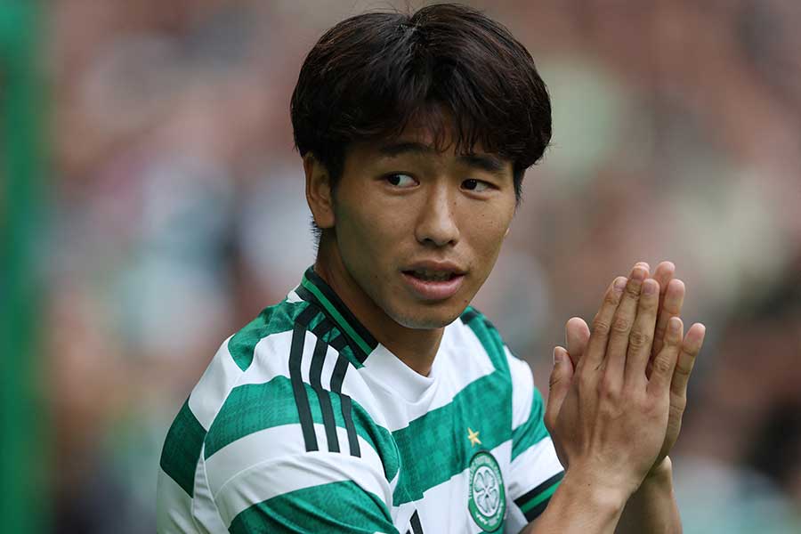 セルティックの山田新【写真:ロイター】
