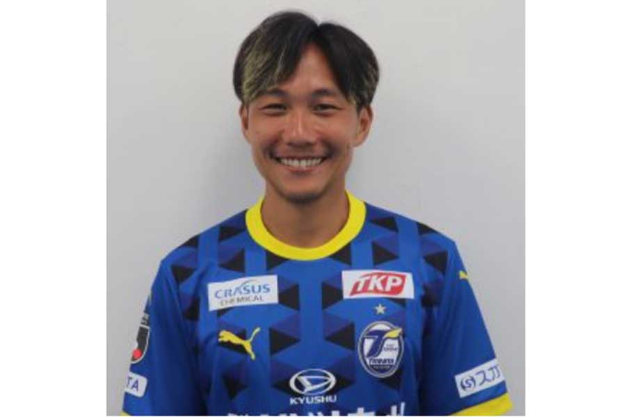 大分に復帰した三竿雄斗（画像はクラブ公式サイトのスクリーンショット）