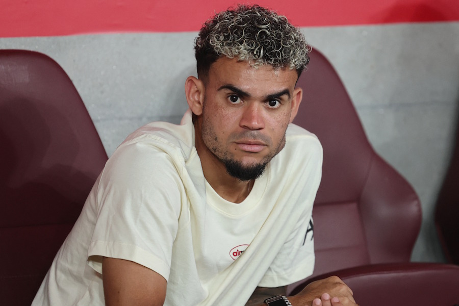 リバプールのルイス・ディアス【写真:ロイター】