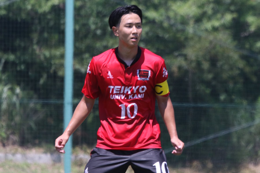 帝京大可児の青木嘉宏【写真:FOOTBALL ZONE編集部 】