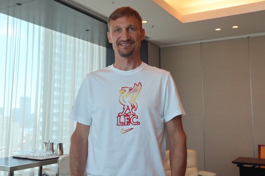 リバプール元主将のサミ・ヒーピア氏【写真:城福達也】