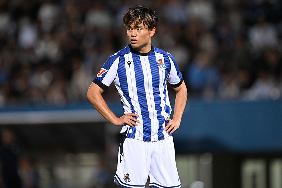 レアル・ソシエダでプレーをする久保建英【写真：徳原隆元】