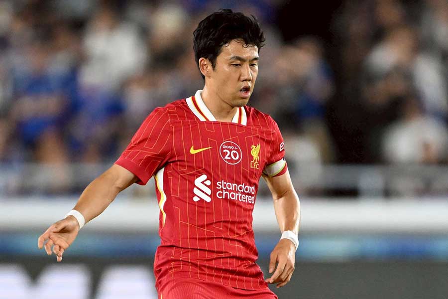 リバプールの遠藤航【写真:徳原隆元】