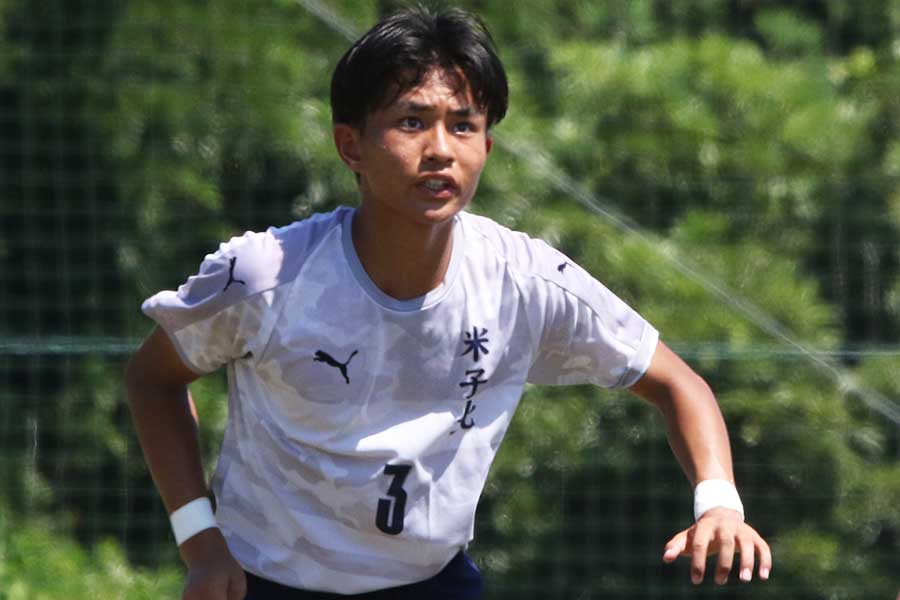 米子北の熊野俊典【写真:FOOTBALL ZONE編集部 】