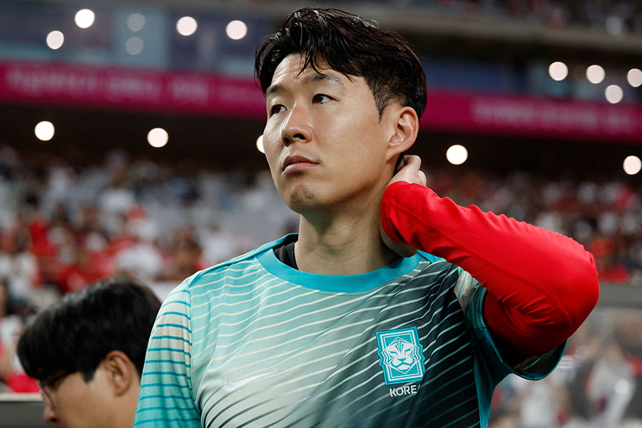 トッテナムのソン・フンミン【写真：ロイター/アフロ】