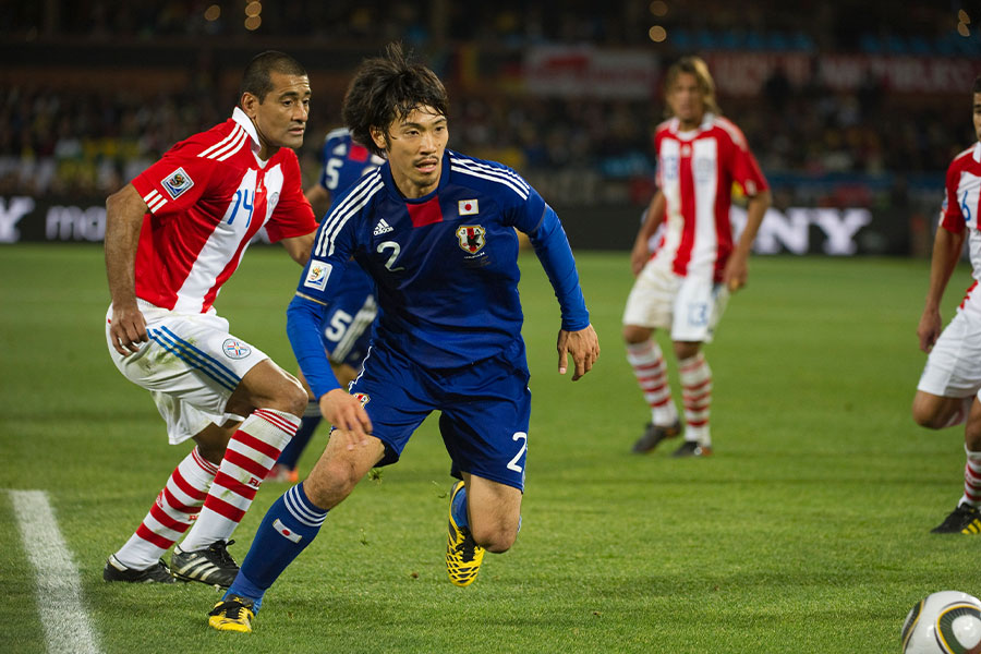 南アフリカW杯ではアンカーとして奮闘【写真：Maurizio Borsari/アフロ】