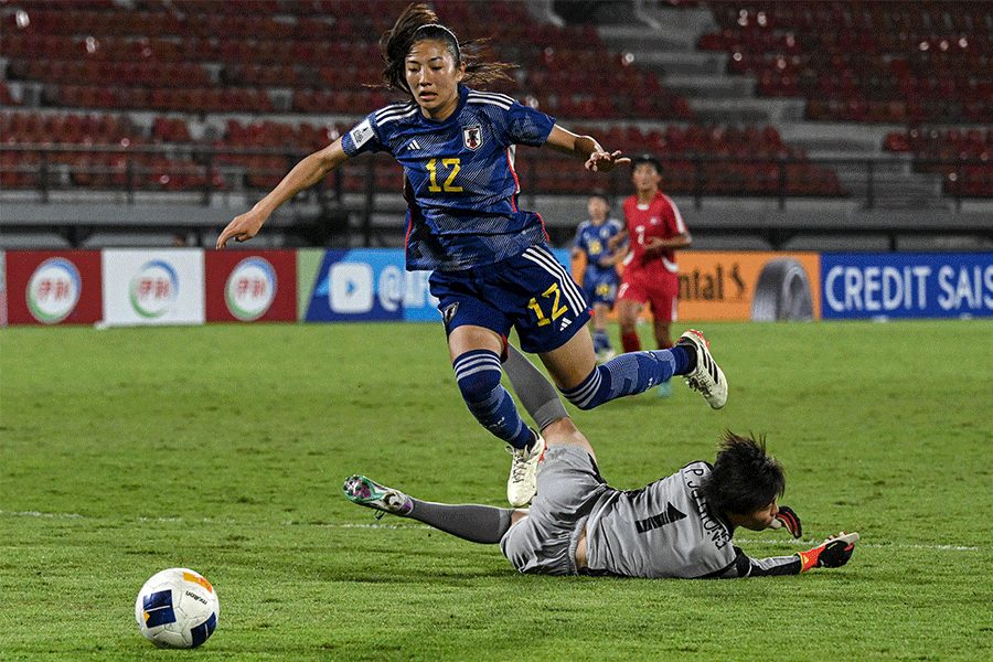 津田愛乃音のプレーに注目【写真：新華社/アフロ】