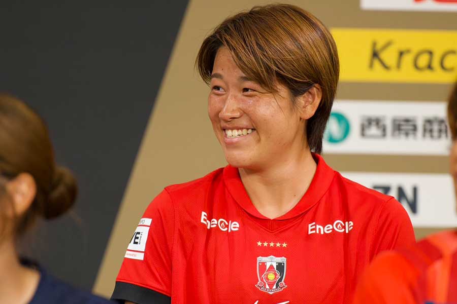 浦和Lの高橋はな【写真：増田美咲】