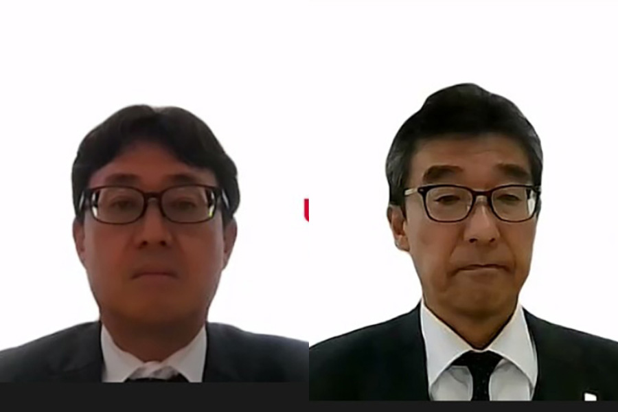 浦和のマーケティング本部長の須藤氏、代表取締役社長の田口氏【※画像はスクリーンショットです】