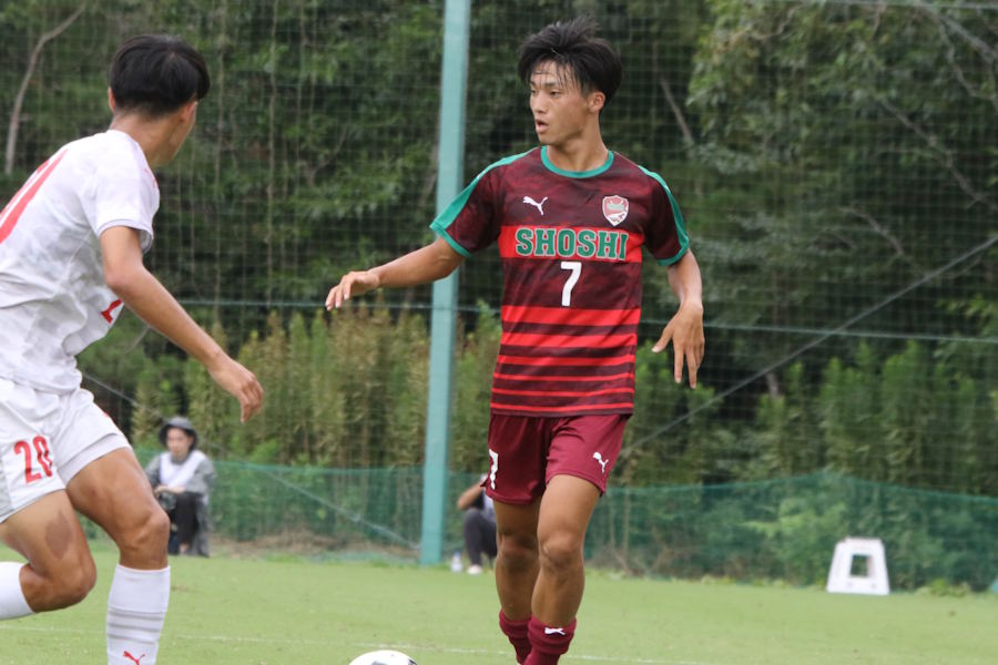 尚志高の臼井蒼悟【写真：FOOTBALL ZONE編集部 】