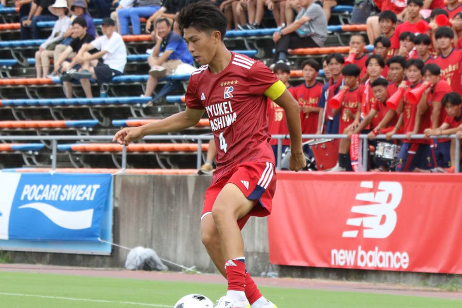 流通経済大柏の島谷義進【写真:FOOTBALL ZONE編集部 】