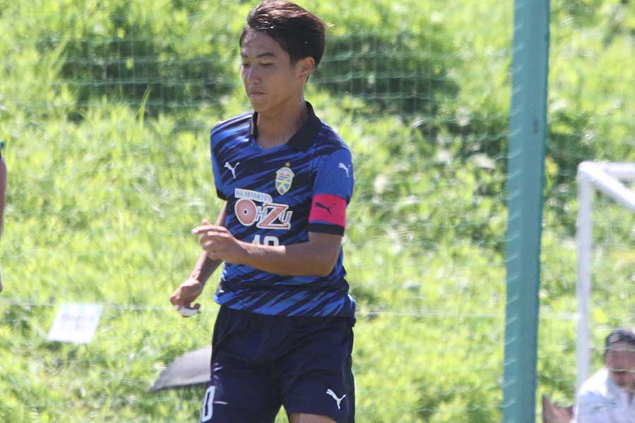 大津の福島京次【写真:FOOTBALL ZONE編集部 】