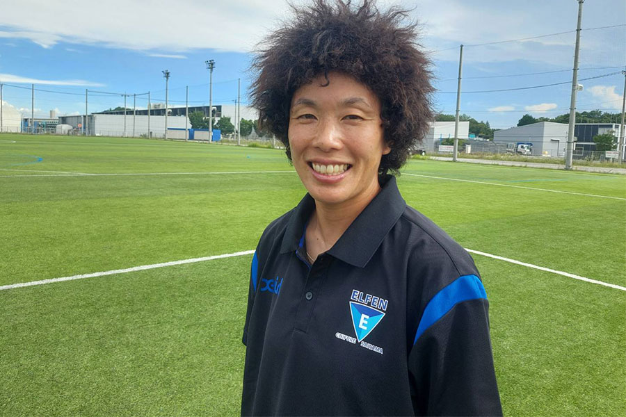 WEリーグの最年長選手として現役を続ける荒川恵理子【写真:砂坂美紀】