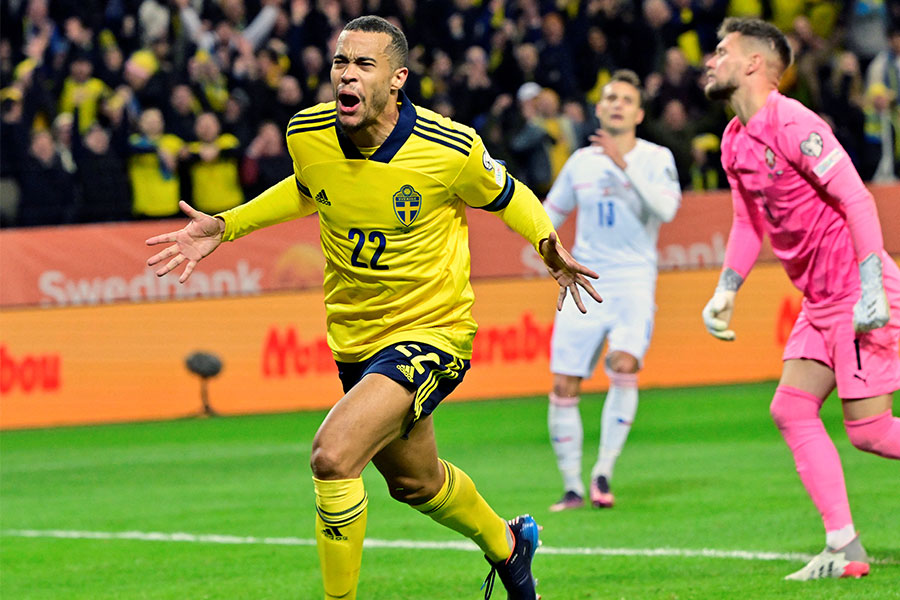 31歳のスウェーデン代表FWロビン・クアイソン【写真:ロイター/アフロ】