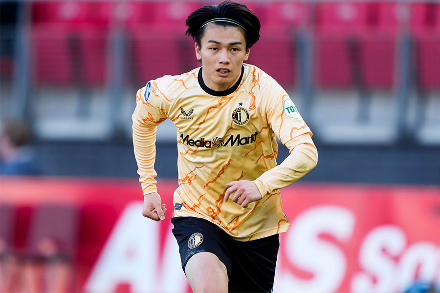 フェイエノールトで活躍する上田綺世【写真：Pro Shots/アフロ】