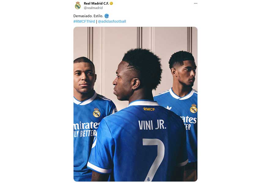 （写真はレアル・マドリード公式Xのスクリーンショット）