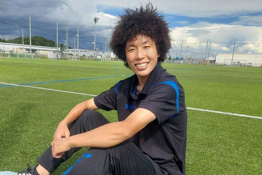 ちふれASエルフェン埼玉の荒川恵理子【写真：砂坂美紀】