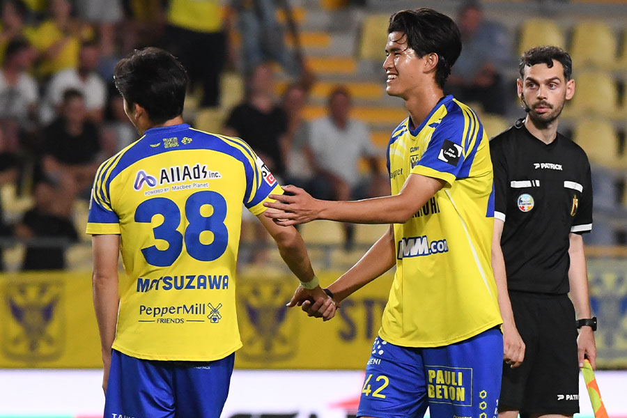 後藤敬介がトレーニングマッチで5得点を決めた【写真：Belga Image/アフロ】