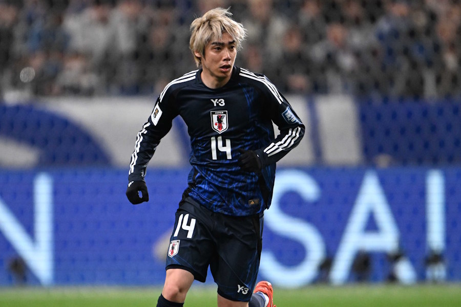 伊東純也に森保監督が言及【写真：徳原隆元】