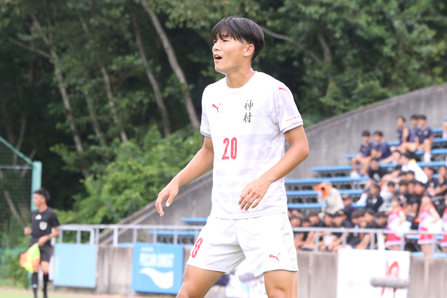 神村学園・竹野楓大【写真:FOOTBALL ZONE】
