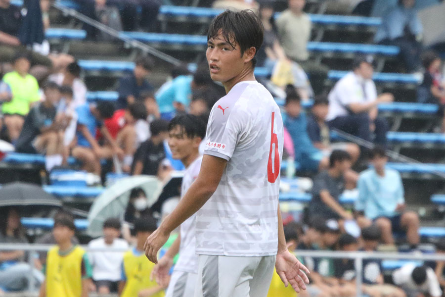 神村学園・堀ノ口瑛太【写真：FOOTBALL ZONE】