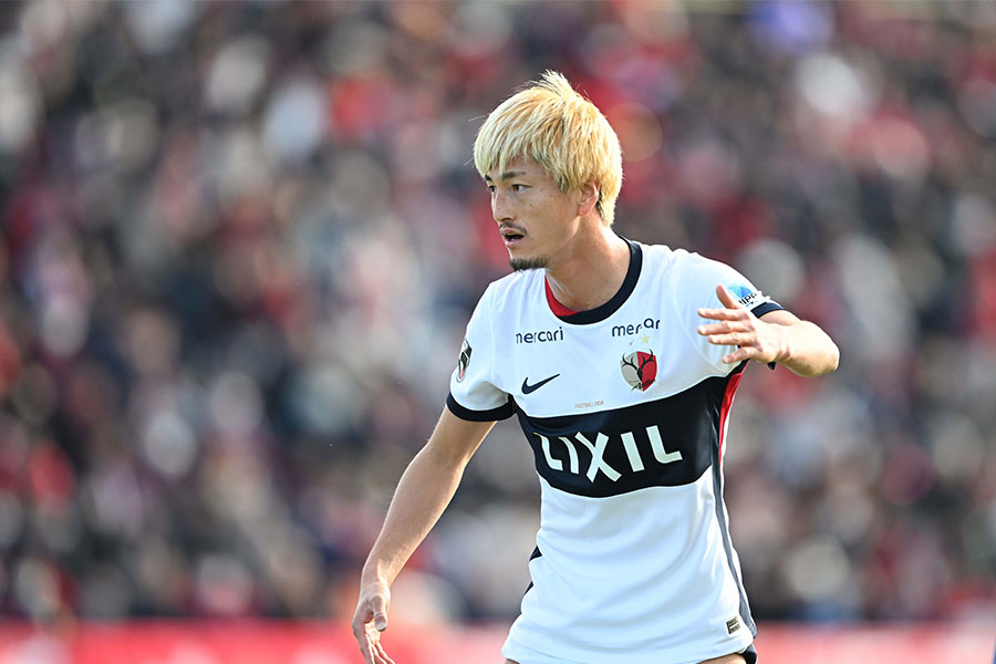 鹿島アントラーズ鈴木優磨が決勝ゴールをアシスト【写真：徳原隆元】