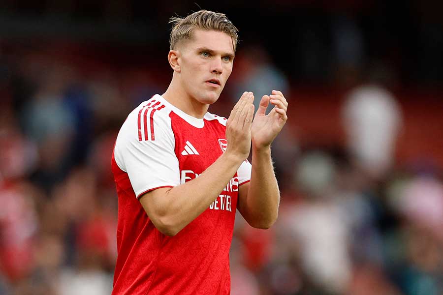 アーセナルのヴィクトル・ギェケレシュ【写真：ロイター】