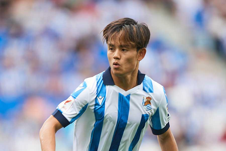 ソシエダでプレーする久保建英【写真：Getty Images】