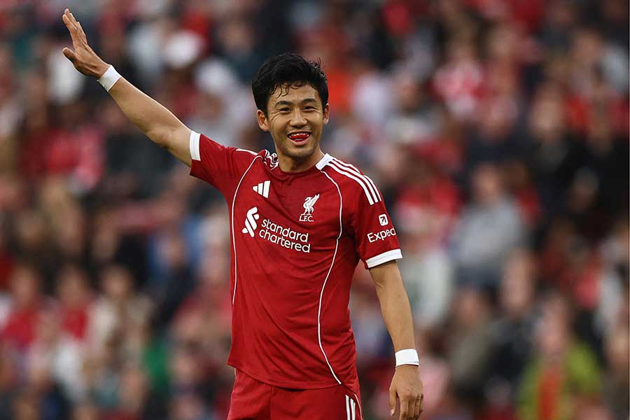 リバプールの遠藤航【写真：ロイター】