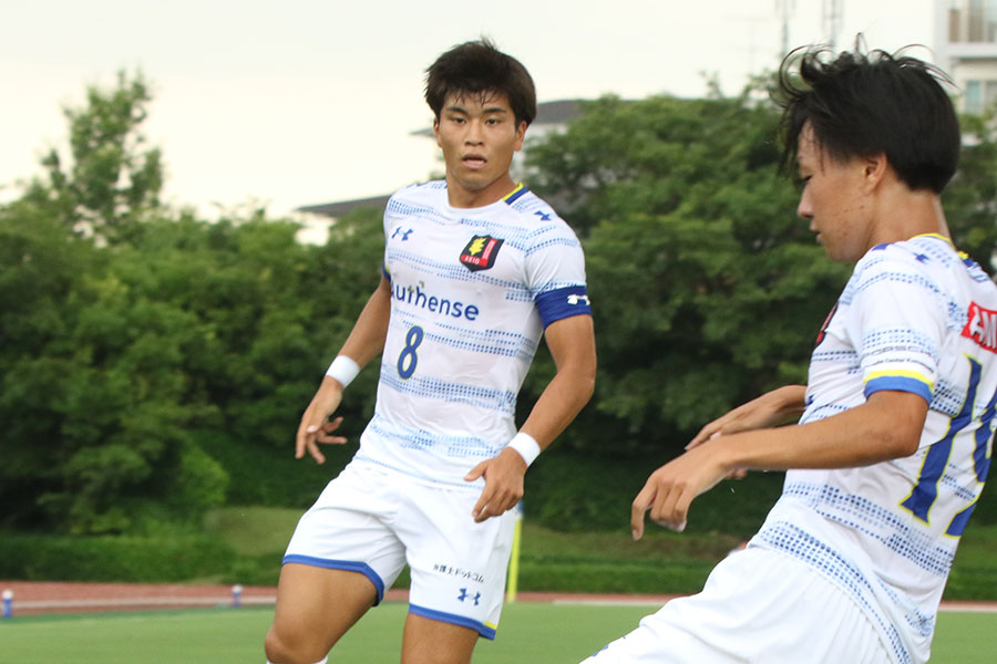 横浜FMへの内定が決まった田中雄大【写真：FOOTBALL ZONE編集部 】