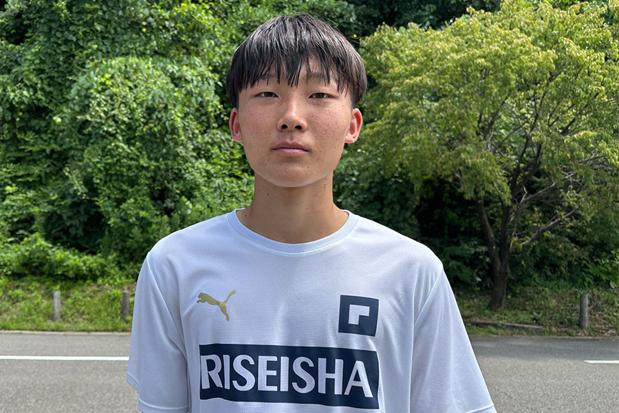 履正社の攻撃を牽引する鳥山陽斗【写真：FOOTBALL ZONE編集部 】