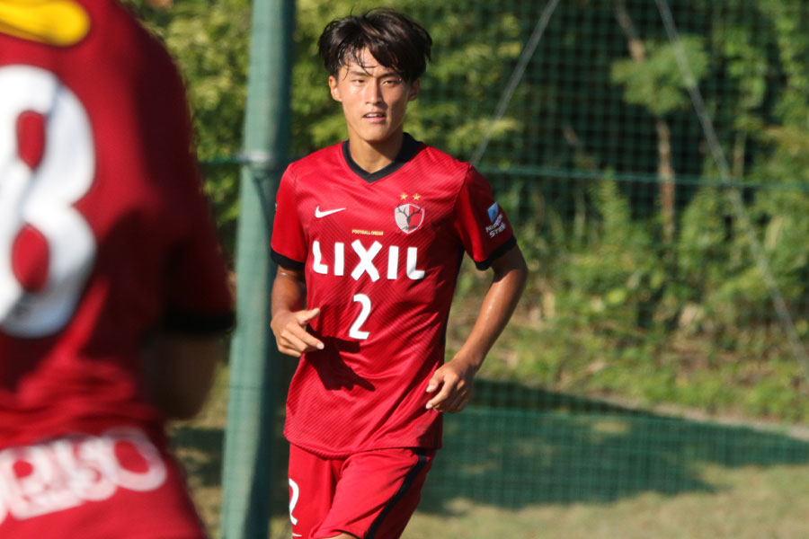 鹿島アントラーズユースの朝比奈叶和【写真：FOOTBALL ZONE編集部 】