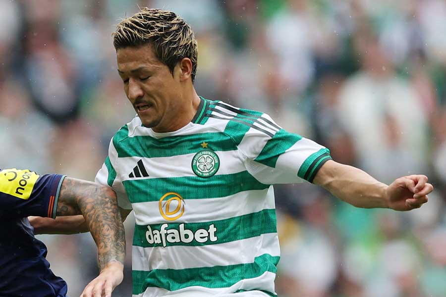 セルティックの前田大然【写真：ロイター】