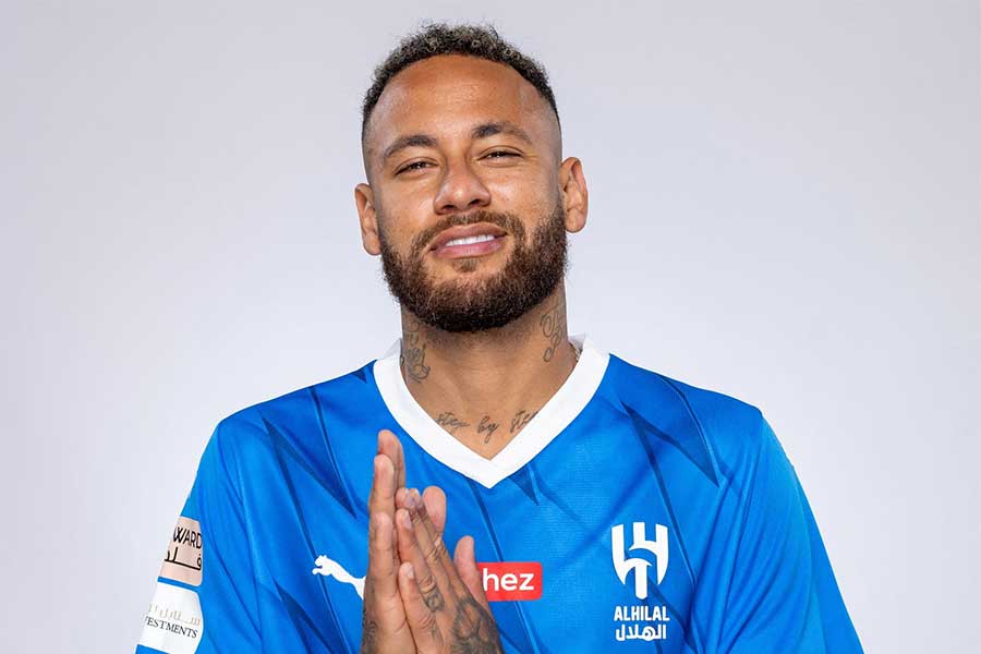 アル・ヒラルに移籍したネイマール【写真：ロイター】