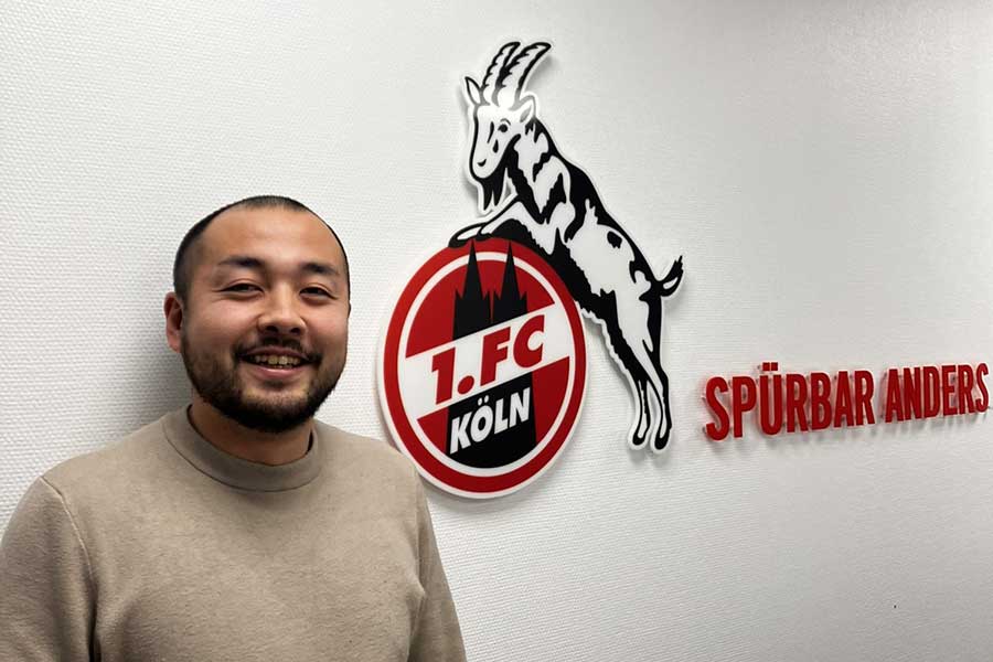 現在はケルンU17のアシスタントコーチを務めている平川聖剛氏【写真：中野吉之伴】