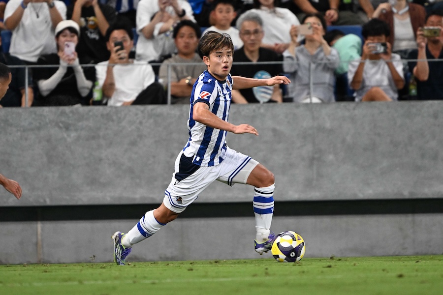 開幕ゴールを挙げた久保建英【写真：徳原隆元】