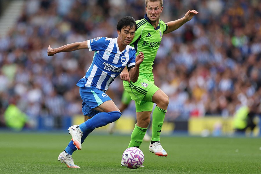 ブライトンの三笘薫【写真：REUTERS】