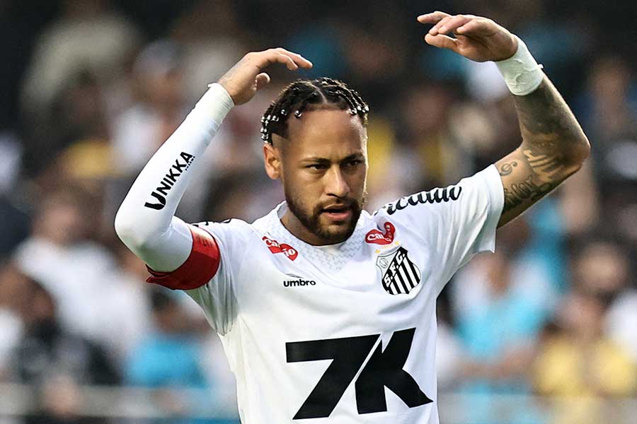 サントスのネイマール【写真：ロイター】