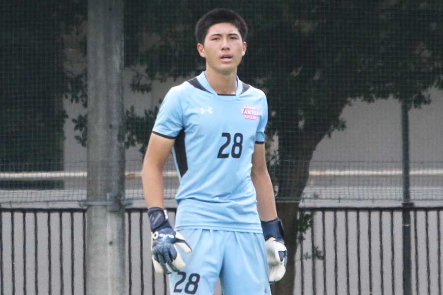 青森山田の松田駿【写真：FOOTBALL ZONE編集部 】