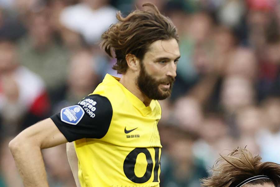 磐田でプレーするヤン・ファンデンベルフ（写真はNAC在籍時）【写真：ANP Photo/アフロ】