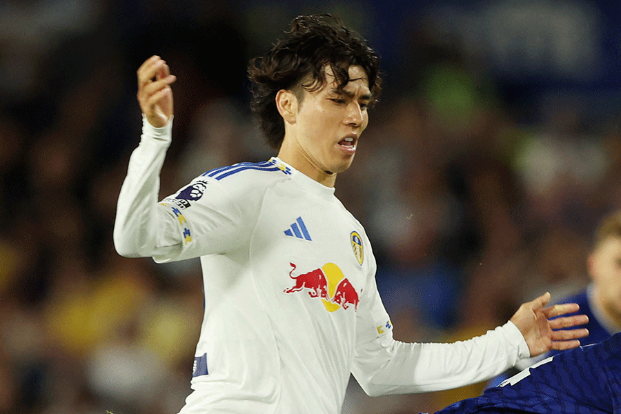 リーズの田中碧【写真：ロイター】