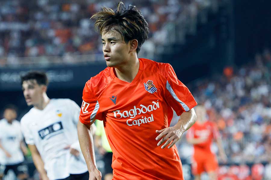 ソシエダの久保建英【写真:なかしまだいすけ/アフロ】