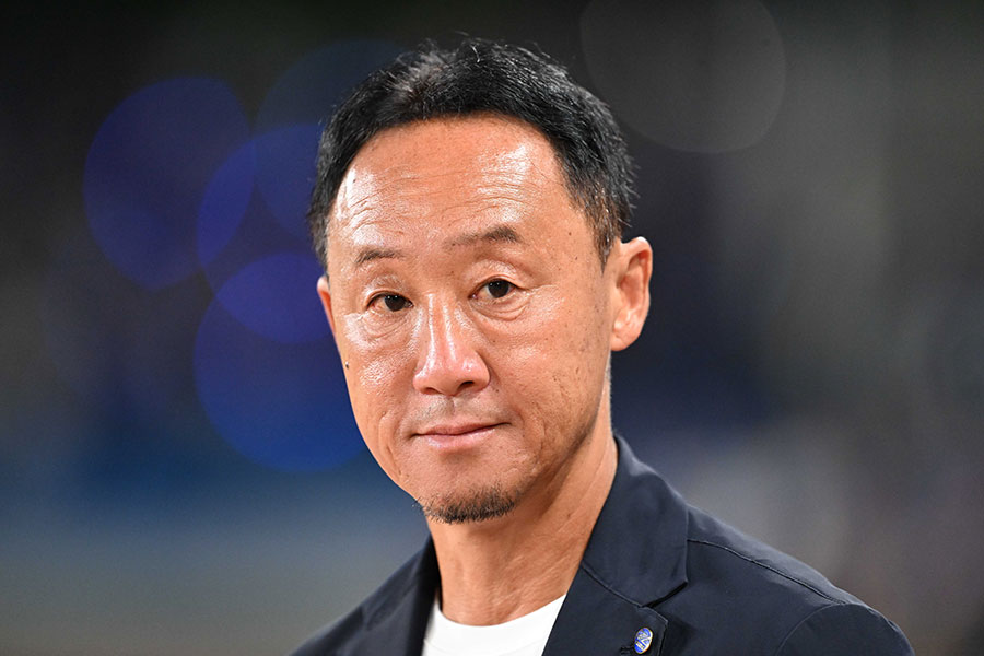 G大阪戦に臨んだ町田・黒田剛監督【写真：徳原隆元】