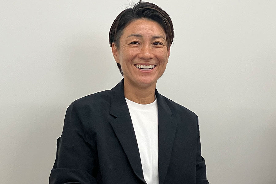 女性初のロールモデルコーチに就任した近賀ゆかり氏【写真：砂坂美紀】