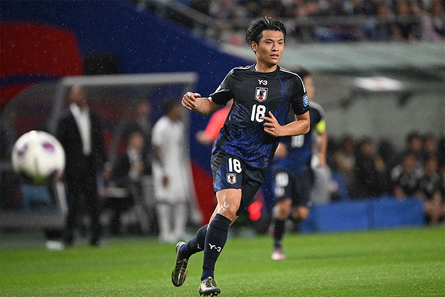 ボルシアMGの町野修斗【写真：徳原隆元】