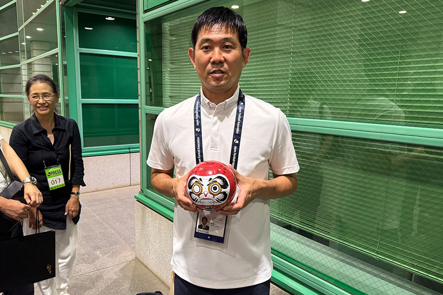 23日に誕生日を迎えた森保一監督【写真:井上信太郎】