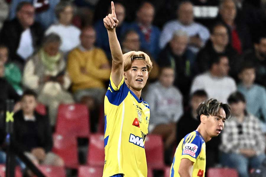 シント＝トロイデンの後藤啓介【写真：Belga Image/アフロ】